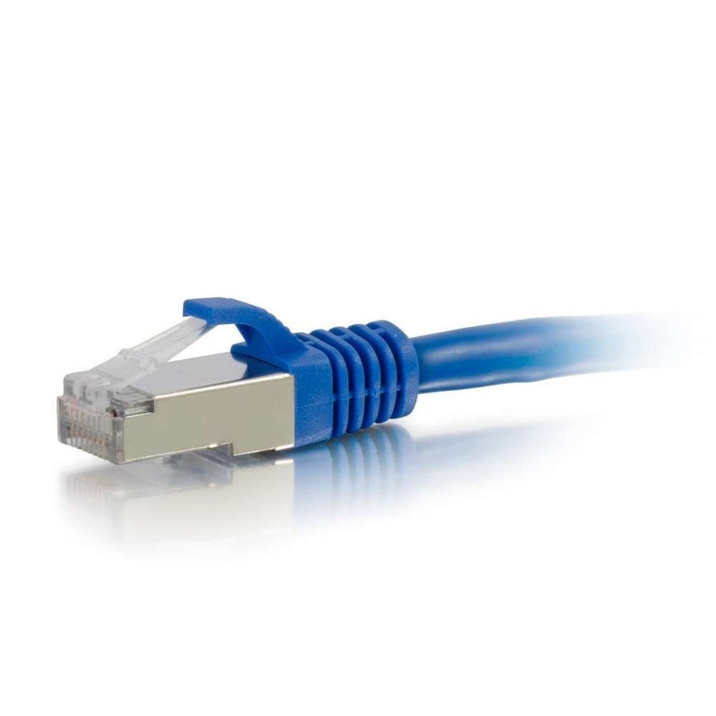 C2G 27251 Cat5e Cable - Snagless Shielded Ethernet Network Patch Cable, Blue (7 Feet, 2.13 Meters) - Image 1